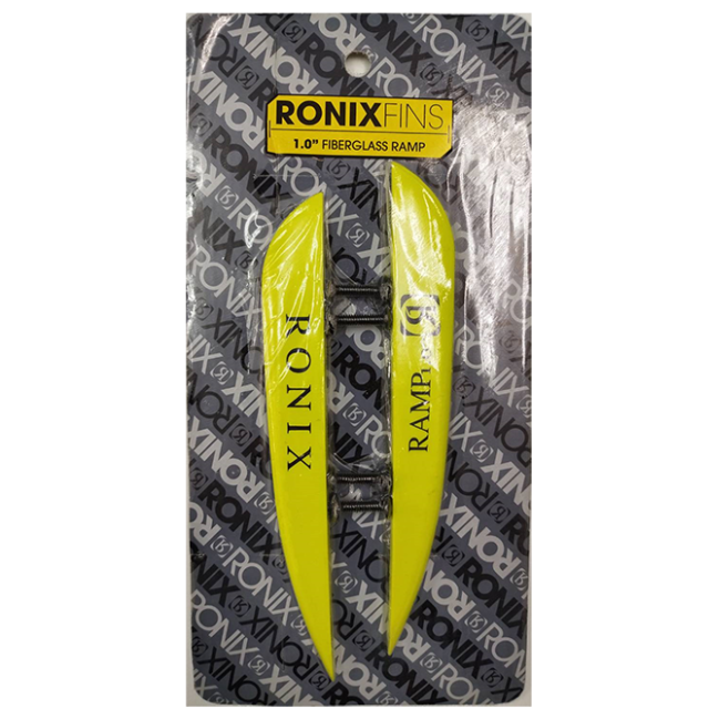 RONIX 1.0in Fiberglass Ramp Fin 2pack Yellow