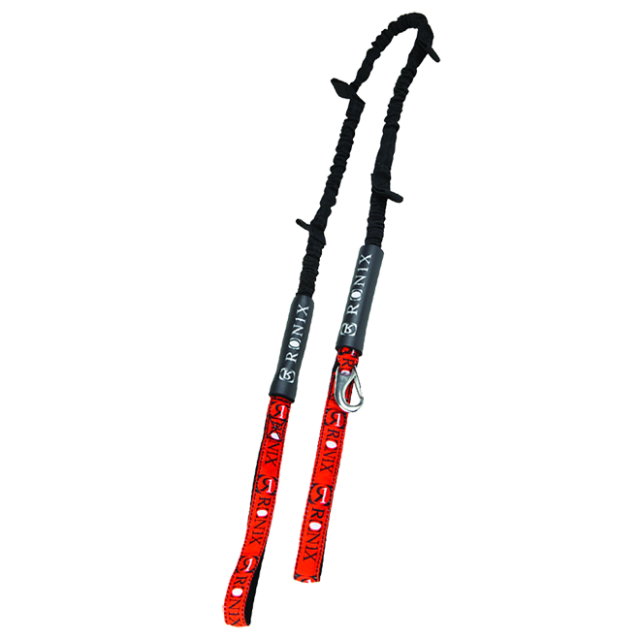 RONIX 6ft. Adjustable Webbing Bungee Boat Dock Tie - Black