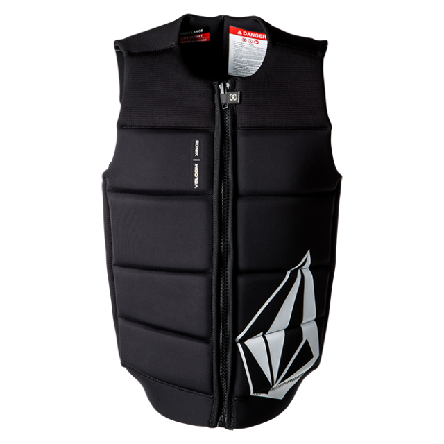 RONIX + Volcom ブラック/レッド ライフジャケット RONIX + Volcom ブラック/レッド ライフジャケット RONIX +