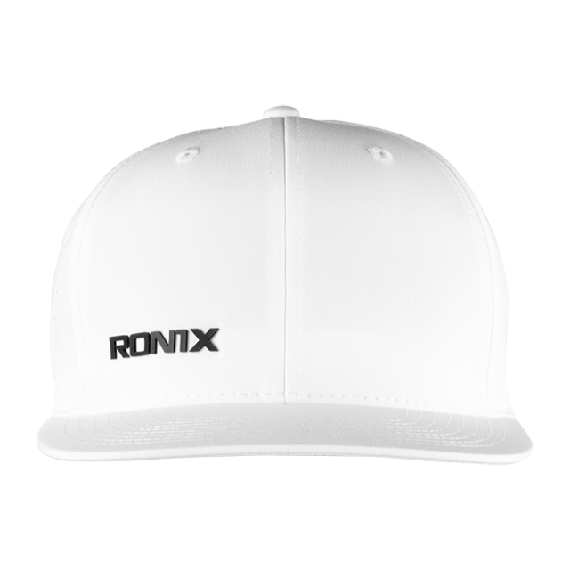 Tempest - 6 Panel Hat - White - Adjustable Snap Back