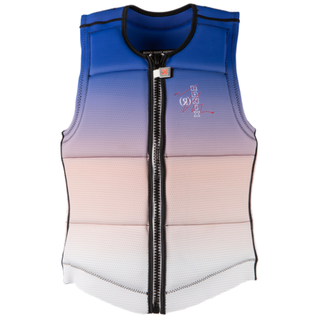 Coral  - Women's CE Approved Impact Vest  - White / Blue Fade