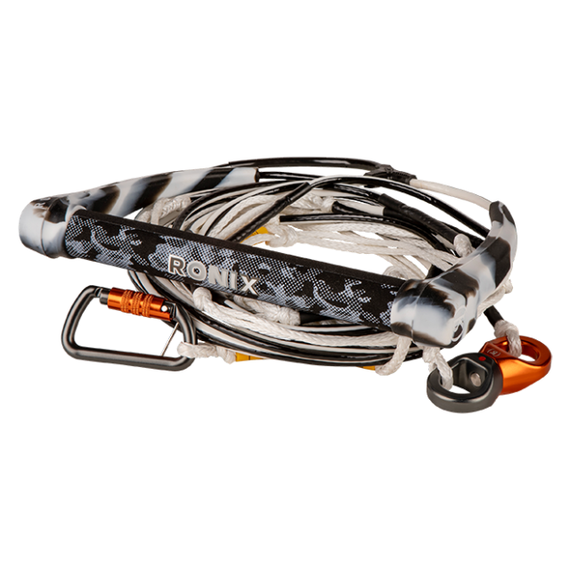 Recon - Bimini Quick Connect Surf Rope - 11in. Handle - R8 34ft. 9-Sect. - Snow Camo