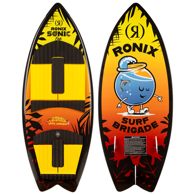 RONIX  Boy's Sonic - Fish - Sunset Splash