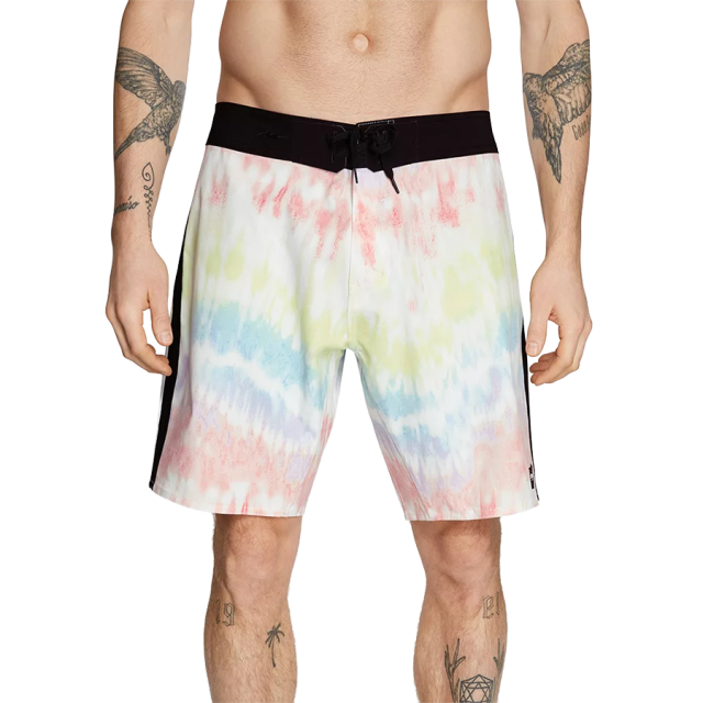 MYSTIC  Tie Dye Performance Boardshort  Rainbow
