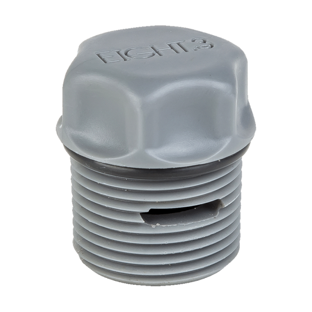 RONIX 1" NPT Thread Vented Valve Plug