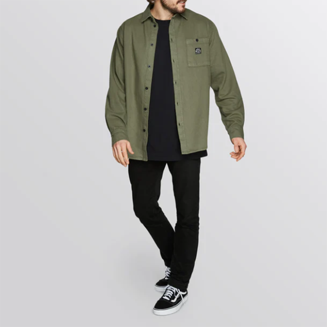 MYSTIC  Blaze Shirt Army