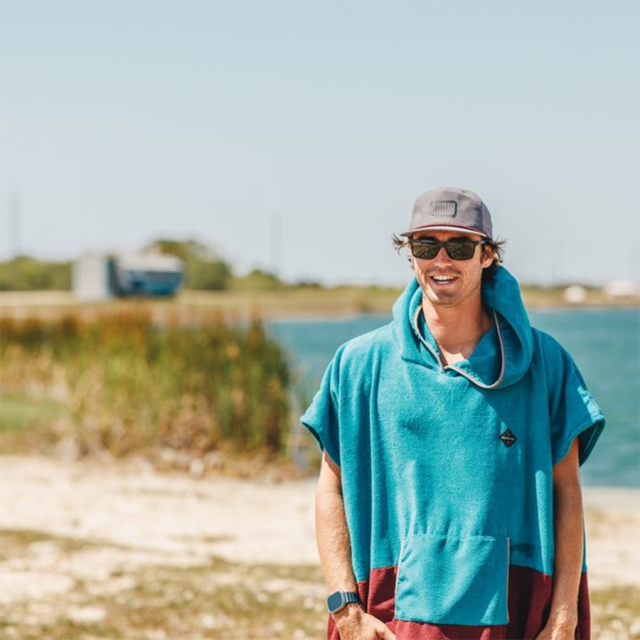 RONIX  Change Poncho - Sea Blue / Maroon