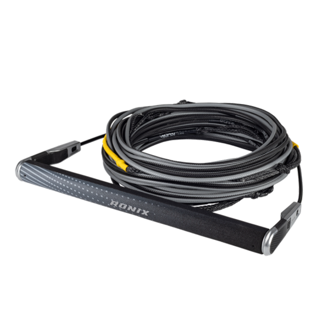 RONIX  One Combo - Hide Grip 1.25 in. Dia. w/80 ft. 5-Sect. R8 Rope Chrome / Black