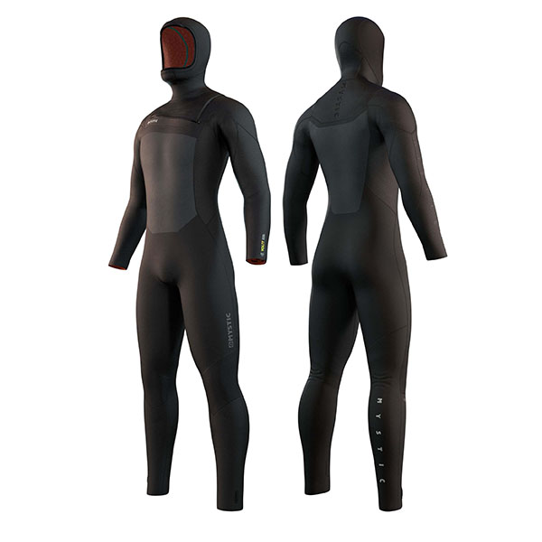 Voltt Hooded Fullsuit 6/4/3mm  Front Zip Black