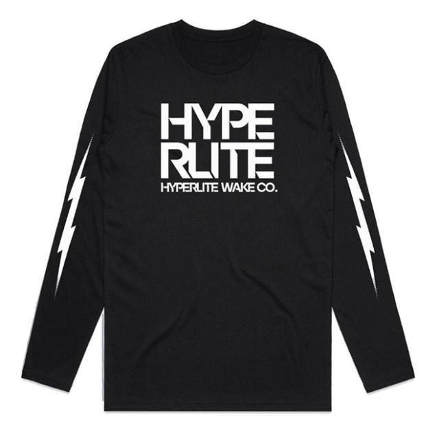 HYPER LITE Bolt LS Tee - Black