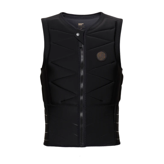 新品　ulu  Foil stamping down vest  ブラック 64d5f53ddaf1ecf528d86ea9_3.
