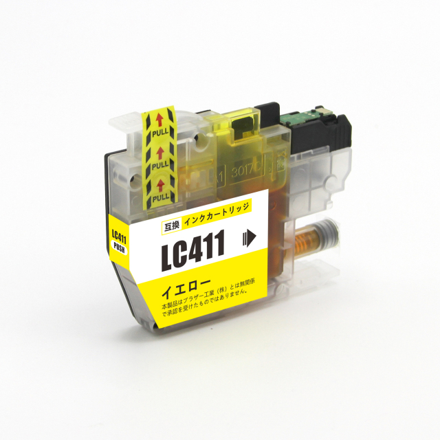 ブラザー 互換インク LC411Y イエロー