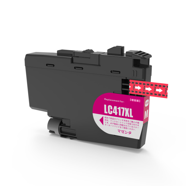 ブラザー 互換インク LC417XLM 顔料マゼンタ大容量