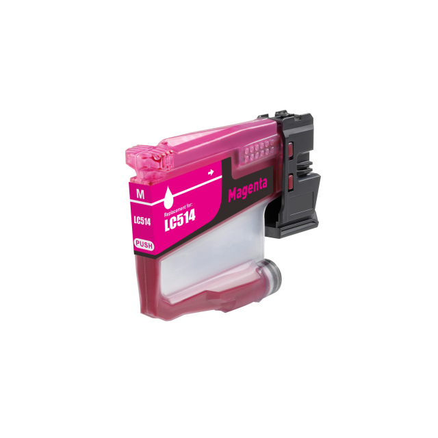 ブラザー 互換インク LC514M マゼンタ