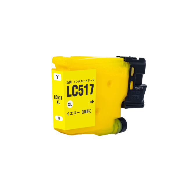 ブラザー 互換インク LC517XLY 顔料イエロー大容量
