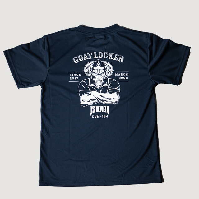 兵庫県選抜　オフィシャルTシャツ 護衛艦「かが」CVM-184×GOAT LOCKER 記念Tシャツ｜発表記念モデル
