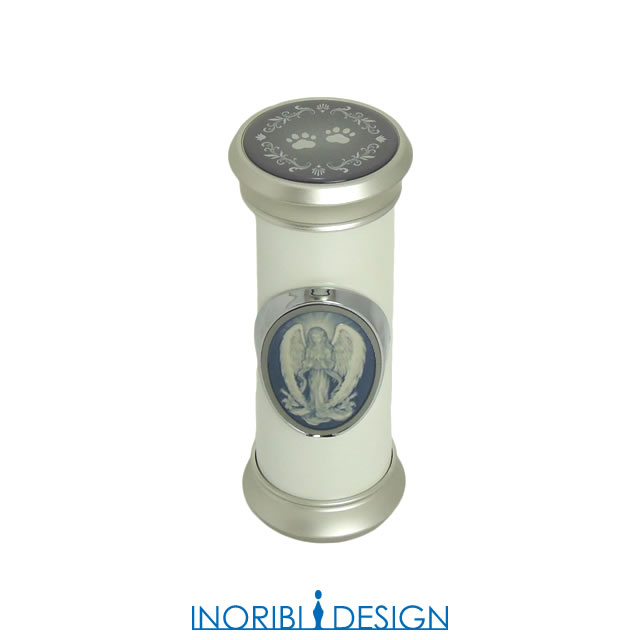 ペット骨壷（骨壺）白色犬猫肉球の天使全身