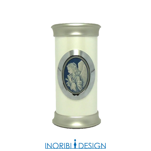 小さなデザイン骨壷（骨壺）【sorea（ソレア）】Lサイズ　割れない密封式防水骨壷