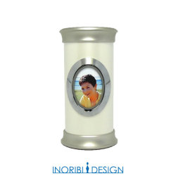 小さなデザイン骨壷（骨壺）【sorea（ソレア）】Lサイズ　割れない密封式防水骨壷