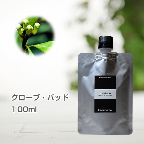 クローブ・バッド 100ml (詰替用/アルミパック) インセント エッセンシャルオイル 精油