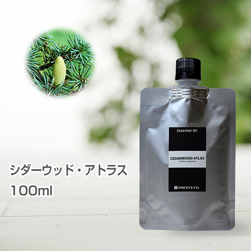 シダーウッド・アトラス 100ml (詰替用/アルミパック) インセント エッセンシャルオイル 精油