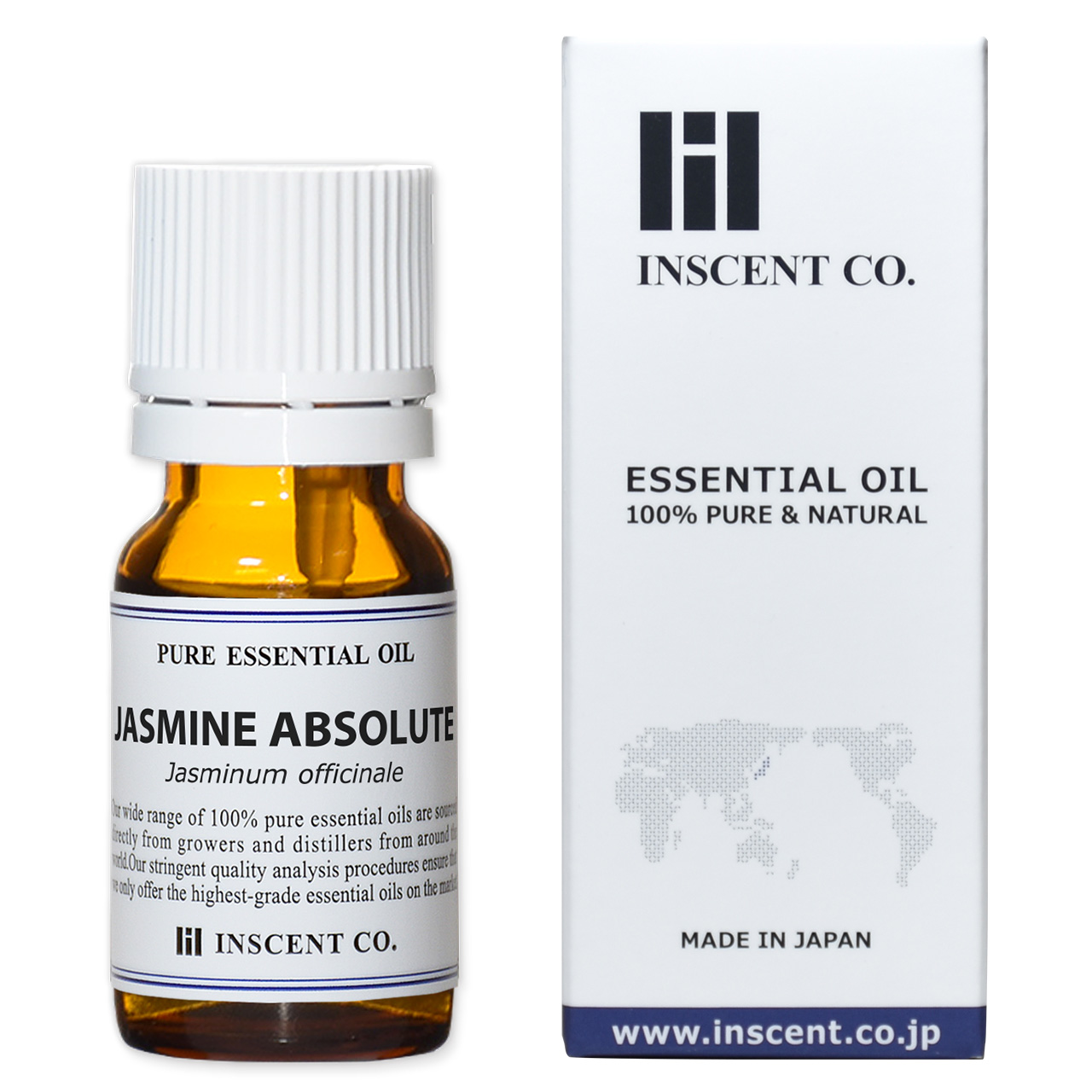 ジャスミン・アブソリュート 10ml インセント エッセンシャルオイル 精油 ジャスミン・アブソリュート 10ml インセント エッセンシャルオイル 精油