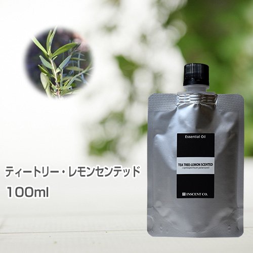 ティートリー・レモンセンテッド 100ml  (詰替用/アルミパック) インセント エッセンシャルオイル 精油
