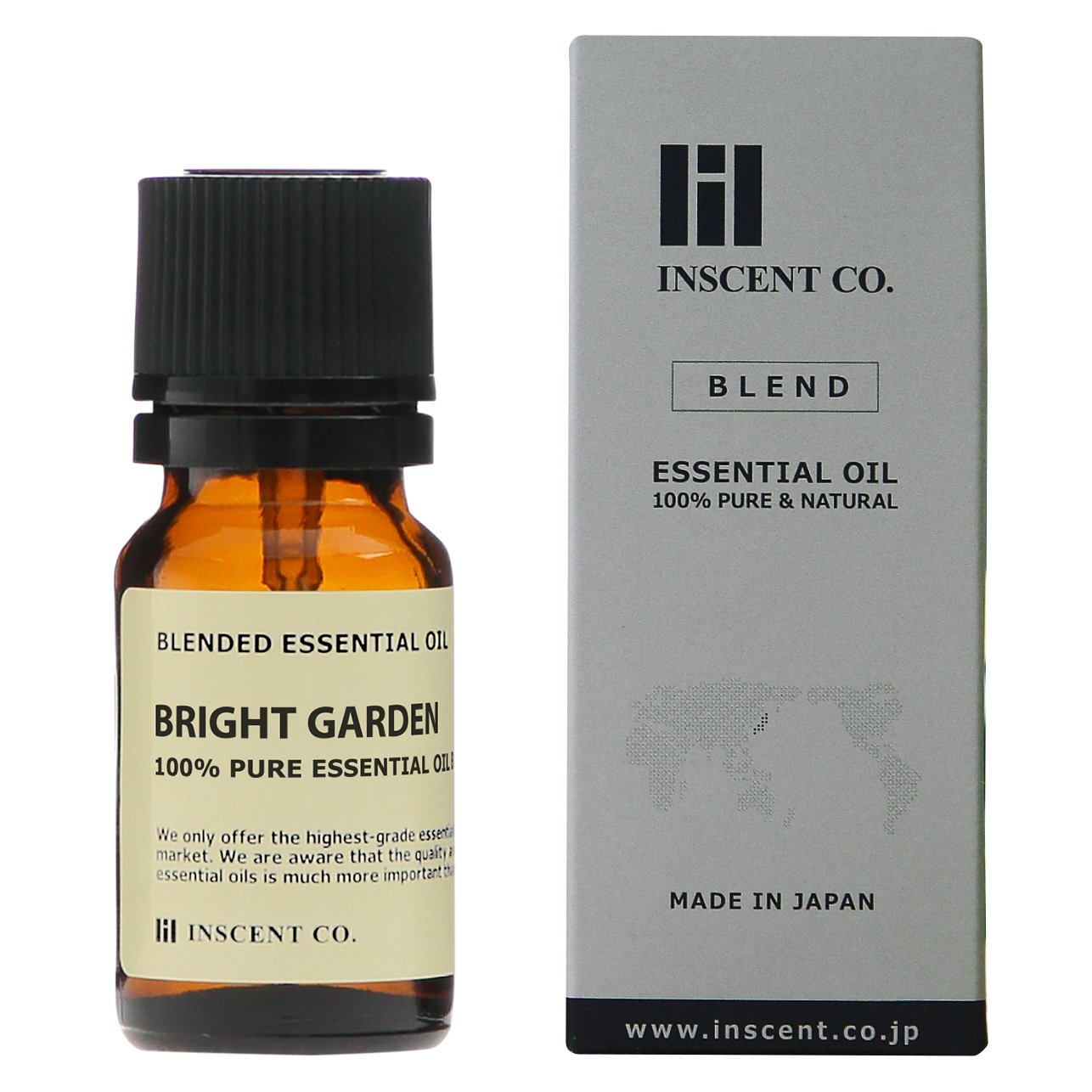 ブレンド ブライトガーデン 10ml インセント エッセンシャルオイル 精油