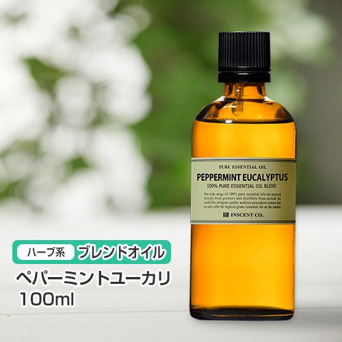 ブレンド ペパーミントユーカリ 100ml インセント エッセンシャルオイル 精油 ブレンド ペパーミントユーカリ 100ml インセント エッセンシャルオイル 精油
