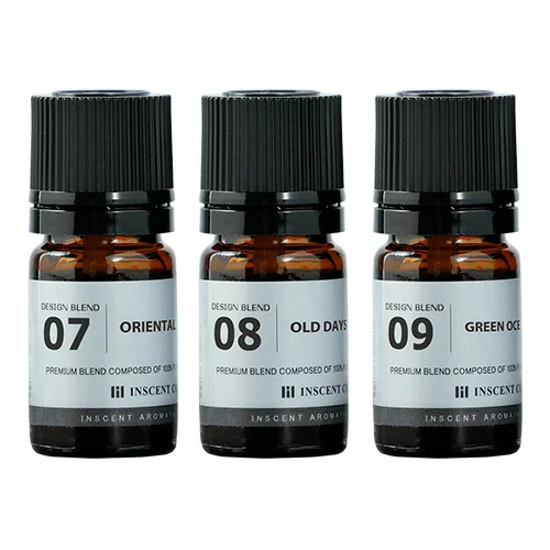 [デザインブレンド] 3本セット 各5ml (アソート3) ブレンド 精油 エッセンシャルオイル アロマ インセント メール便 (追跡番号付き) 代金引換不可