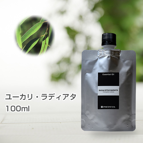ユーカリ・ラディアタ 100ml (詰替用/アルミパック) インセント エッセンシャルオイル 精油