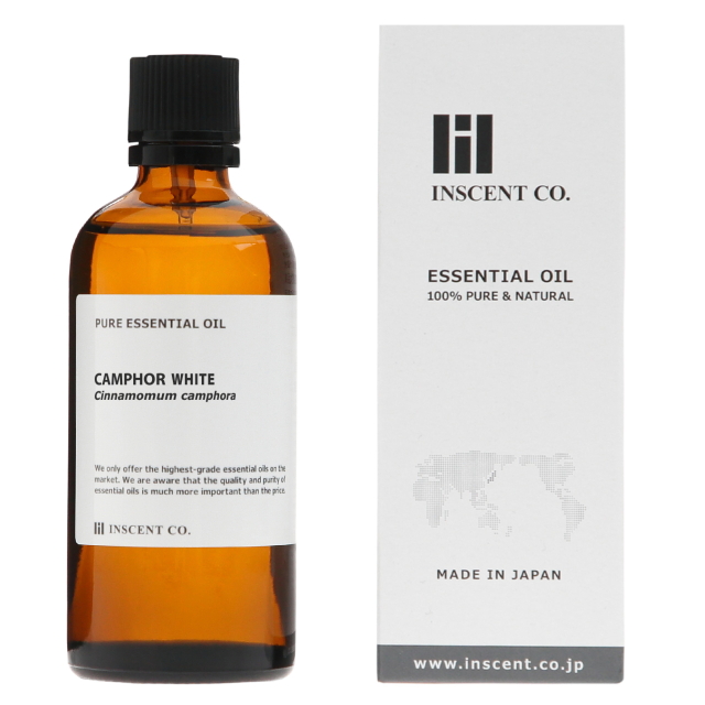 カンファー・ホワイト 100ml インセント エッセンシャルオイル 精油