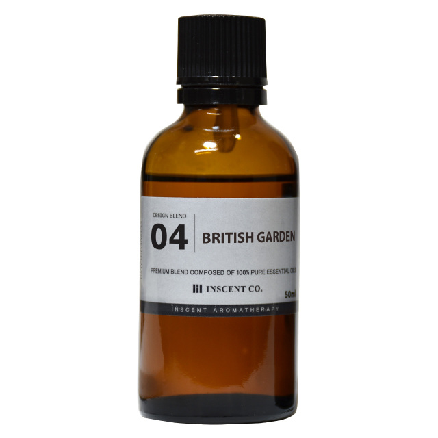 [デザインブレンド]ブリティッシュガーデン 50ml インセント ブレンド エッセンシャルオイル 精油