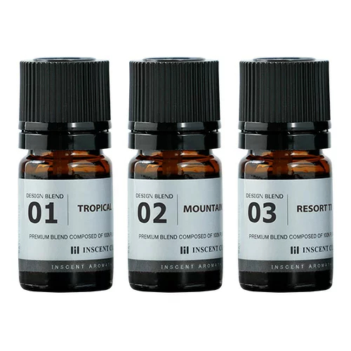 [デザインブレンド] 3本セット 各5ml (アソート1) ブレンド 精油 エッセンシャルオイル アロマ インセント メール便 (追跡番号付き) 代金引換不可