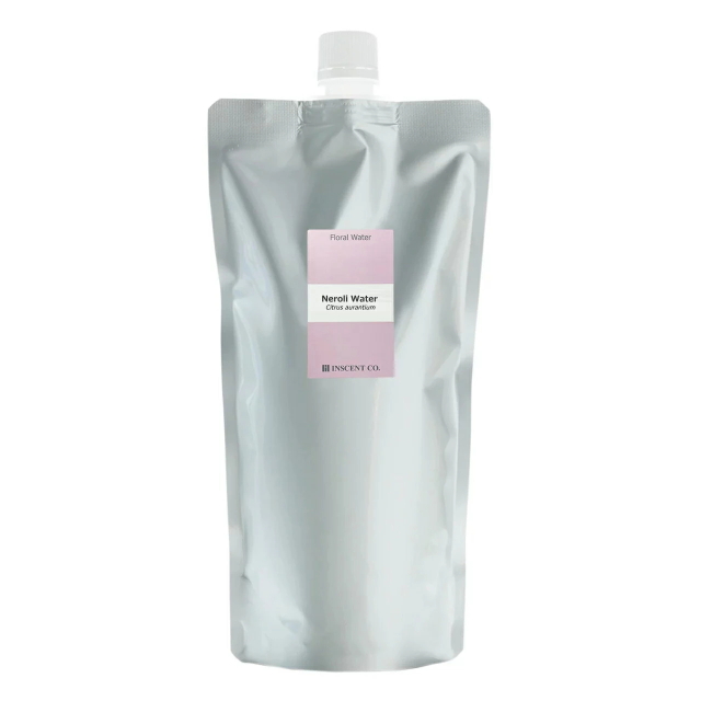 【大容量500ml/詰替用/アルミパック入り】フローラルウォーター ネロリ[オレンジフラワー]ウォーター 500ml（ハイドロゾル / 芳香蒸留水）