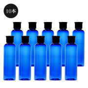 【10本セット】 青色PET ワンタッチボトル (130ml) アロマ 容器