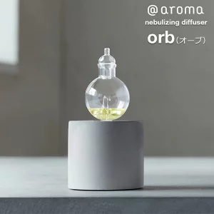 ネブライザー式アロマディフューザー オーブ (orb) @aroma ＠アロマ 【6ヶ月保証書付】