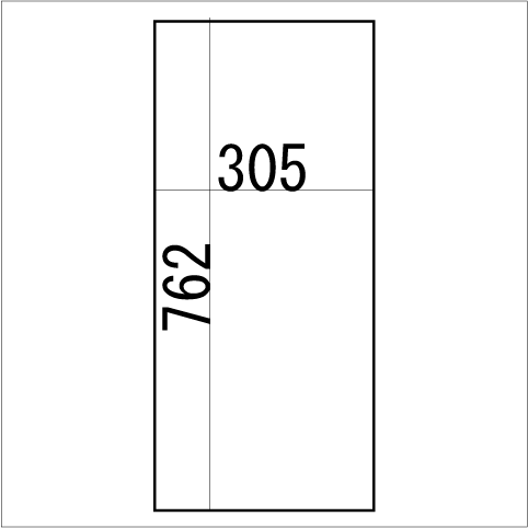 板鏡　ミラー　762×305