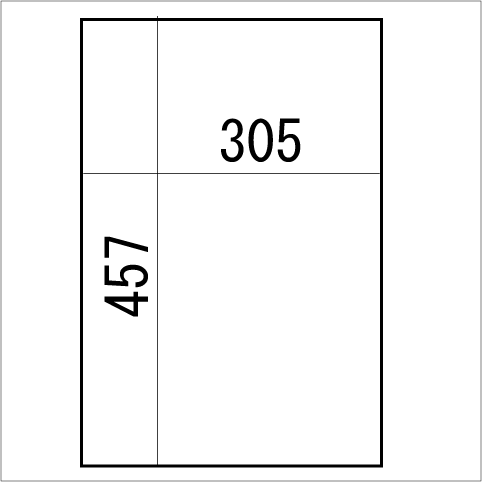 板鏡　ミラー　457×305