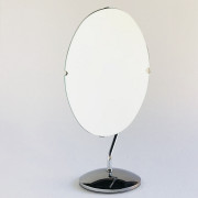 TS315-2 卓上小判型スタンドミラー クロームメッキ 5ミリ厚小口磨きミラー使用 サイズ348mm×248mm（日本製）