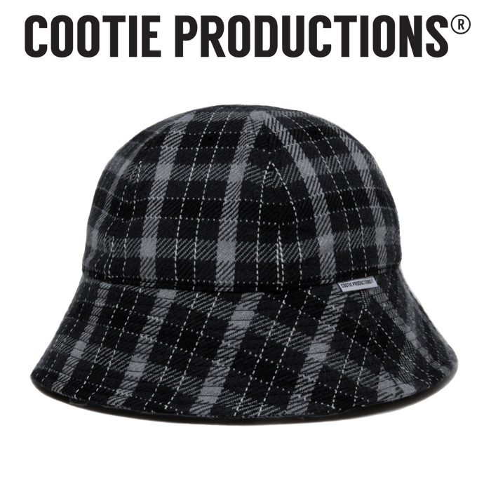 COOTIE(クーティー) 　 Heavy Flannel Check Ball Hat 　【ヘビー フランネル チェック ボールハット  帽子】【CTE-25A517】　