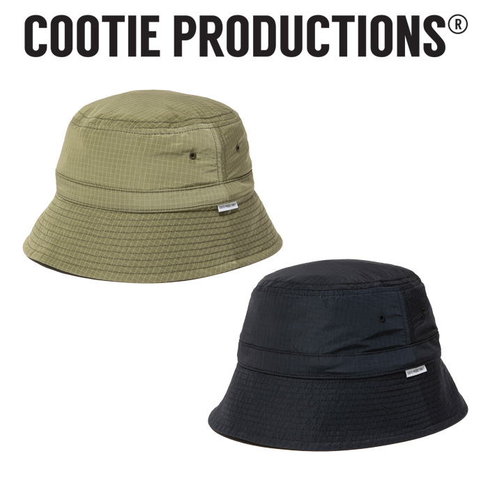COOTIE(クーティー) 　 Nylon Ripstop Bucket Hat 　【ナイロン リップストップ バケット ハット 帽子】【CTE-25S552】　