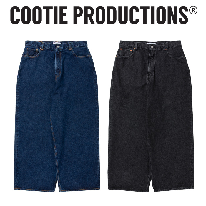COOTIE(クーティー) 　 12.5oz Denim 5 Pocket Extra Baggy Pants(Fade)  　【COOTIE】【CTE-25A112】【12.5オンス デニム エクスト
