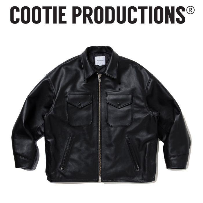 COOTIE (クーティー)　 Leather Policeman Jacket 　【レザー ポリスマン ジャケット】【COOTIE PRODUCTIONS クーティープロダクショ