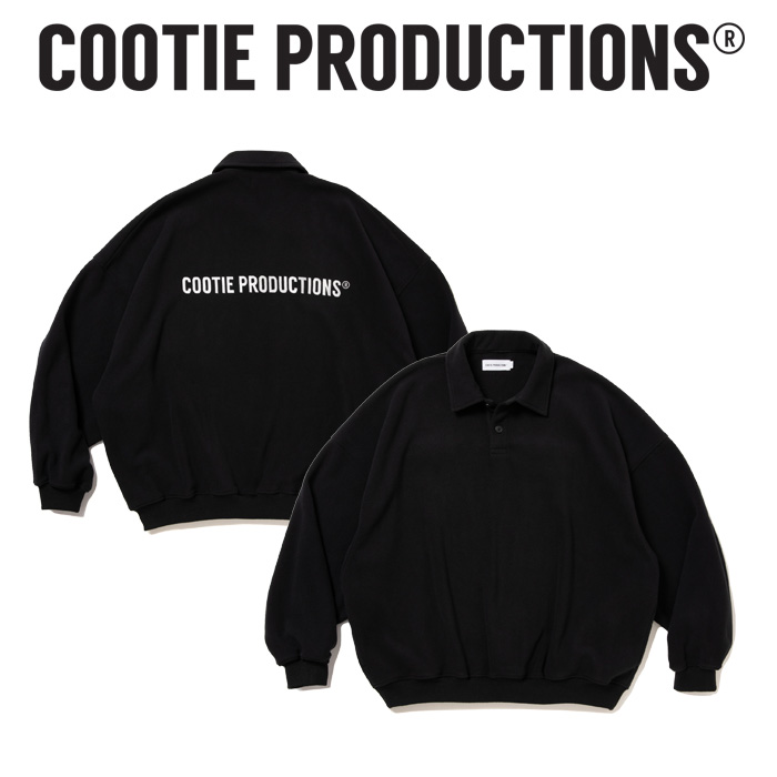COOTIE (クーティー)　 Fleece Sweat Polo Shirt 　【フリース スウェット ポロシャツ】【COOTIE PRODUCTIONS クーティープロダクシ