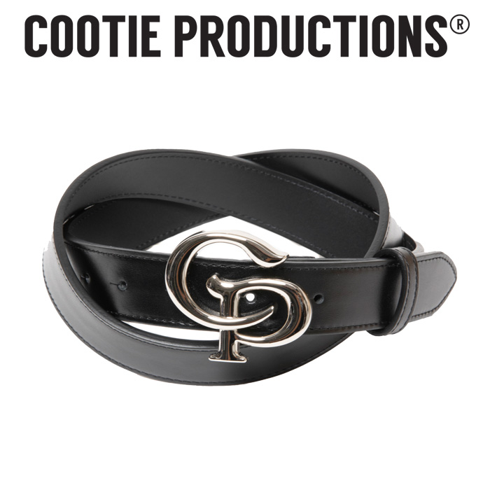 COOTIE (クーティー) Symbol Buckle Leather Belt 　【CTE-25A528】【レザー ベルト】【COOTIE PRODUCTIONS クーティープロダクショ