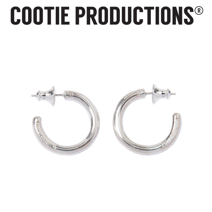 COOTIE (クーティー) One Stroke Earring - Medium 　【イヤリング ピアス】【シルバー】【CTE-25A537】【COOTIE PRODUCTIONS クーテ
