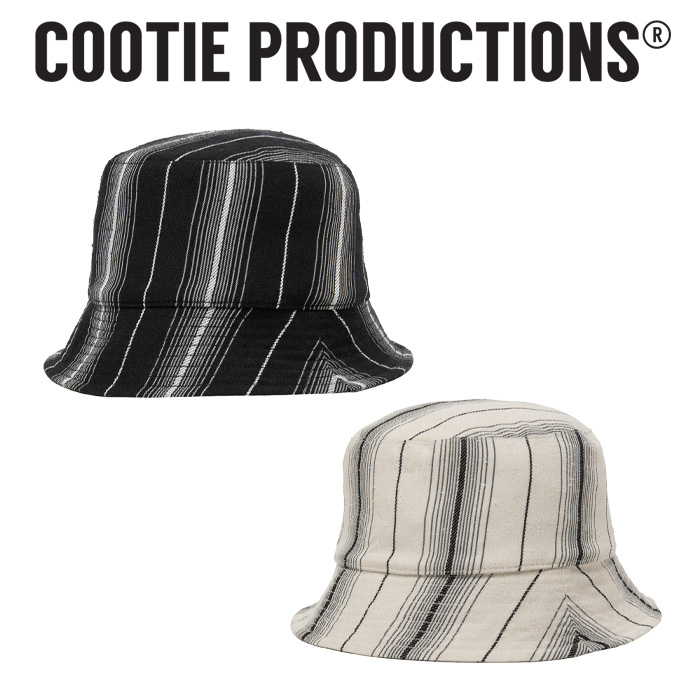 COOTIE(クーティー) 　 Dobby Chain Stripe Bucket Hat 　【バケットハット  帽子】【CTE-26S510】　
