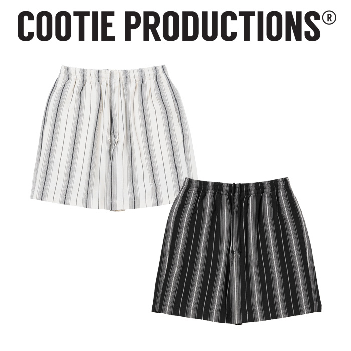 COOTIE(クーティー) 　 Dobby Chain Stripe Easy Shorts 　【CTE-26S130】【イージー ショーツ パンツ】【COOTIE】【COOTIE PRODUCTI