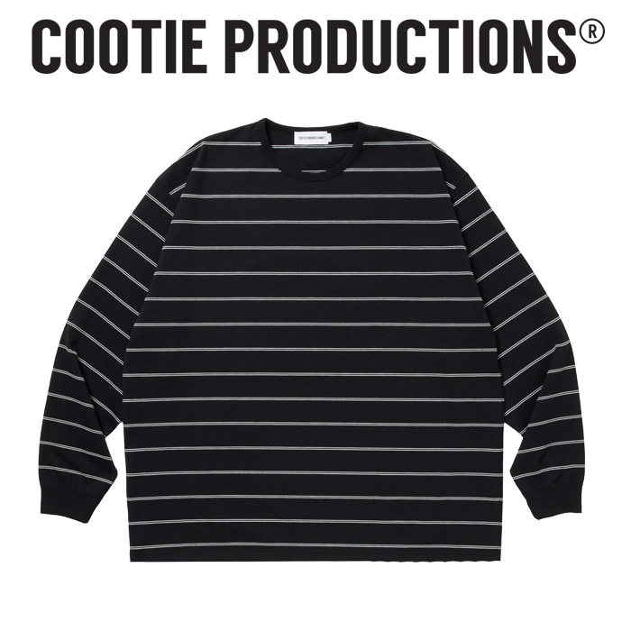 COOTIE (クーティー)　 Dry Tech Jersey Border L/S Tee 　【CTE-26S350】【ドライテック ロングスリーブ Tシャツ】【COOTIE PRODUCT
